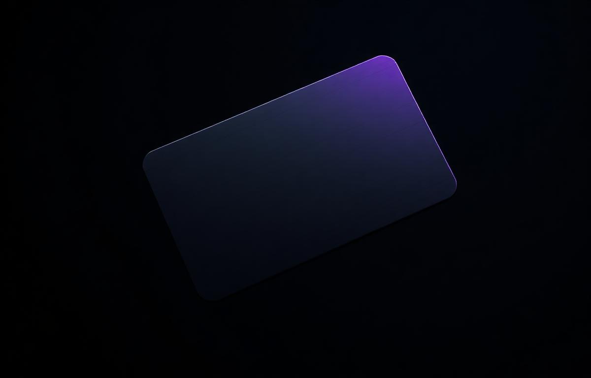 Premium gaming gift card with holographic finish